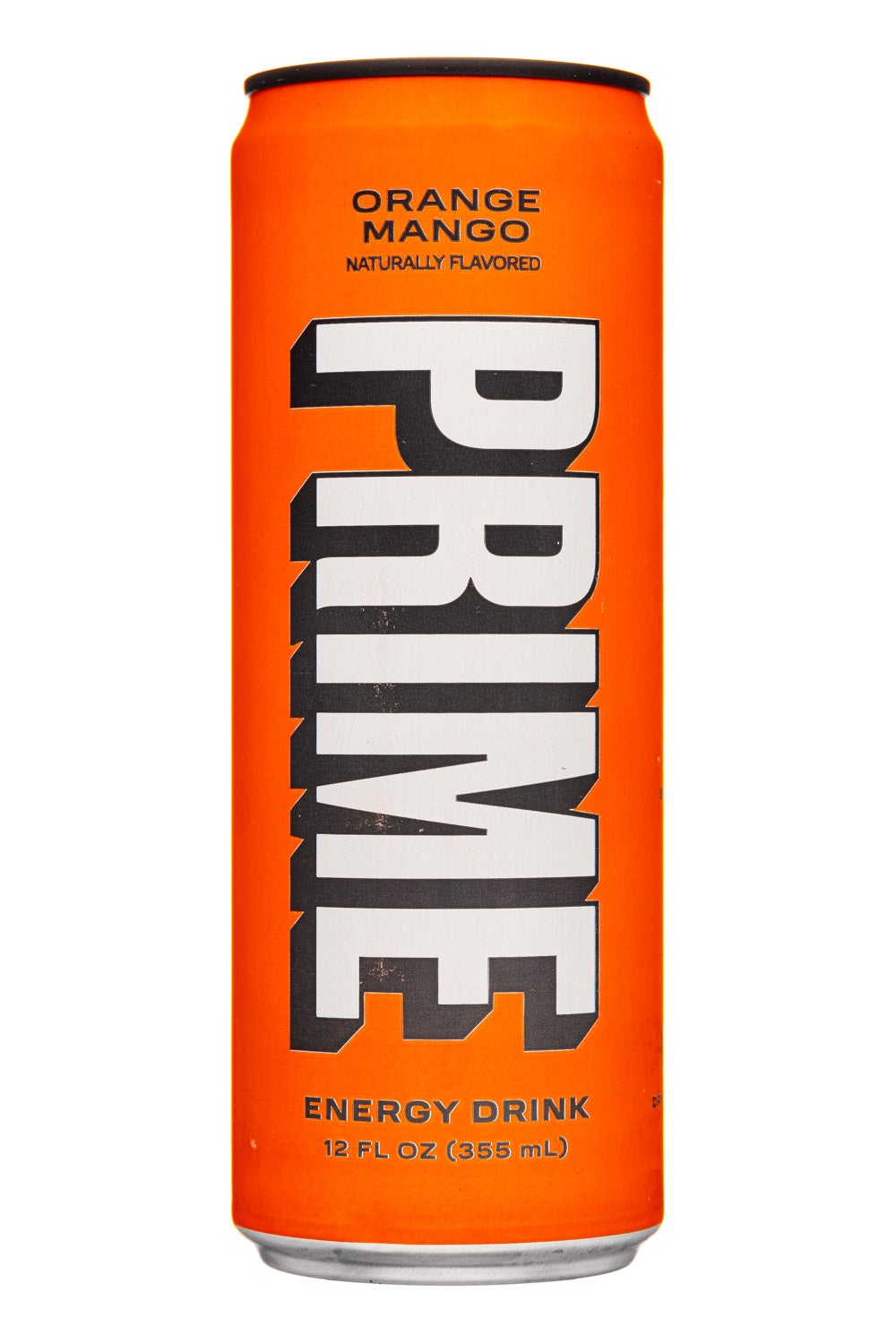 Prime orange mango energy drink