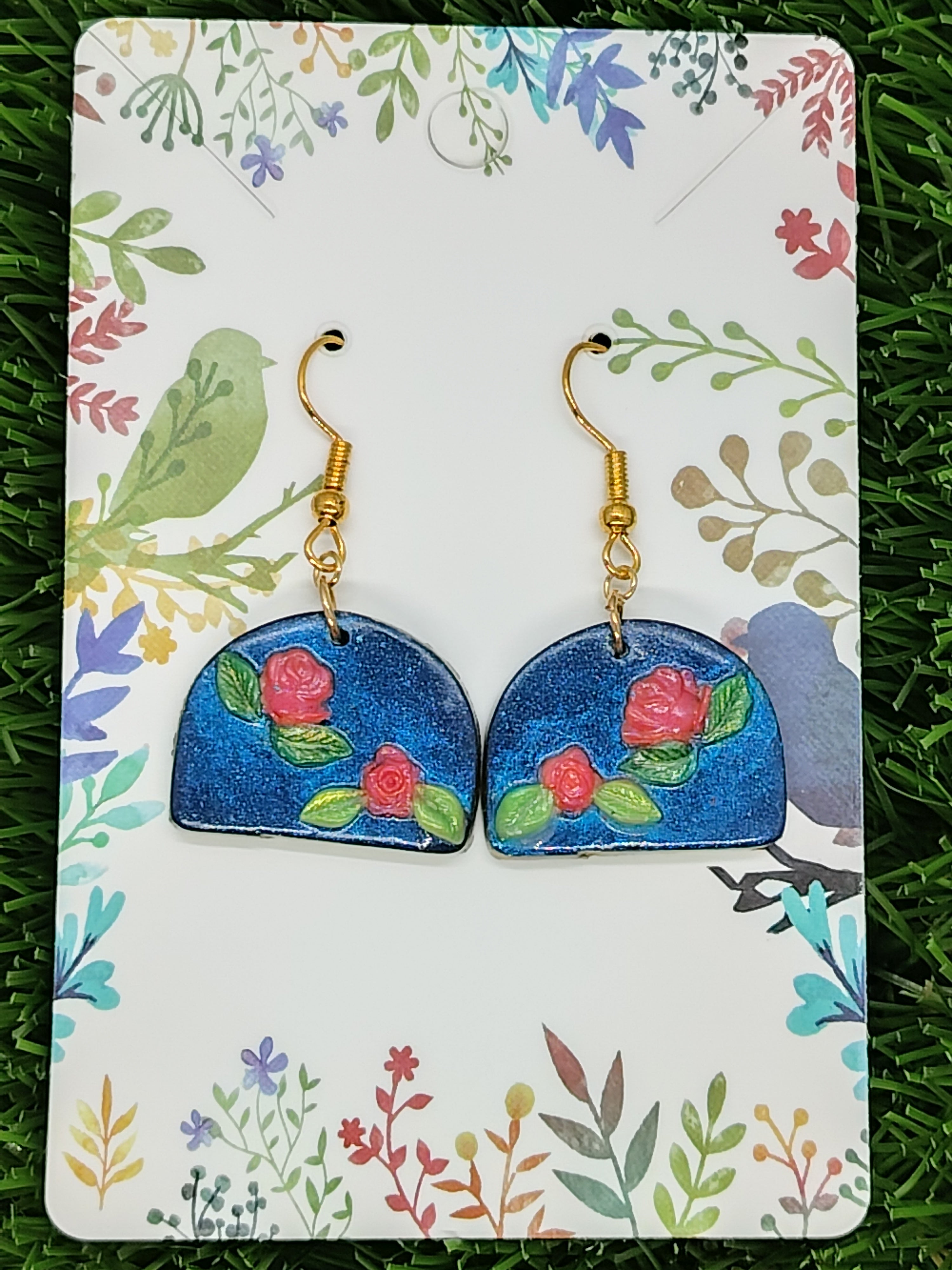 Pendientes de arcilla Vintage