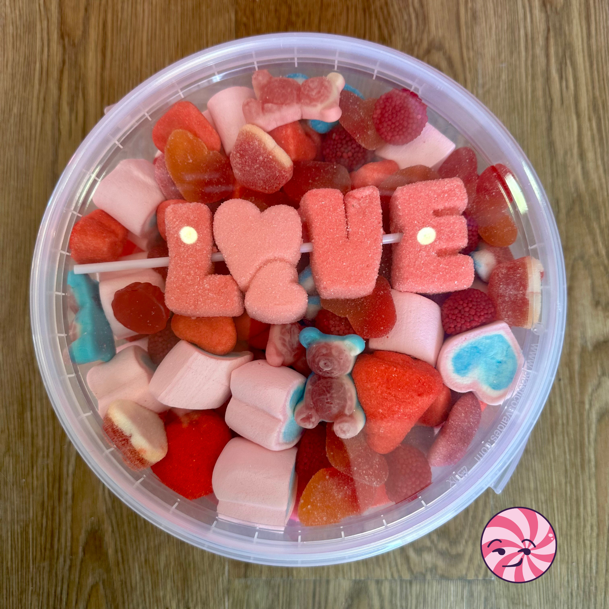 Cubo San Valentín