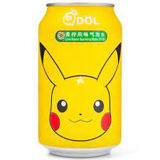 Lime flavour sparkling water de Pokemon