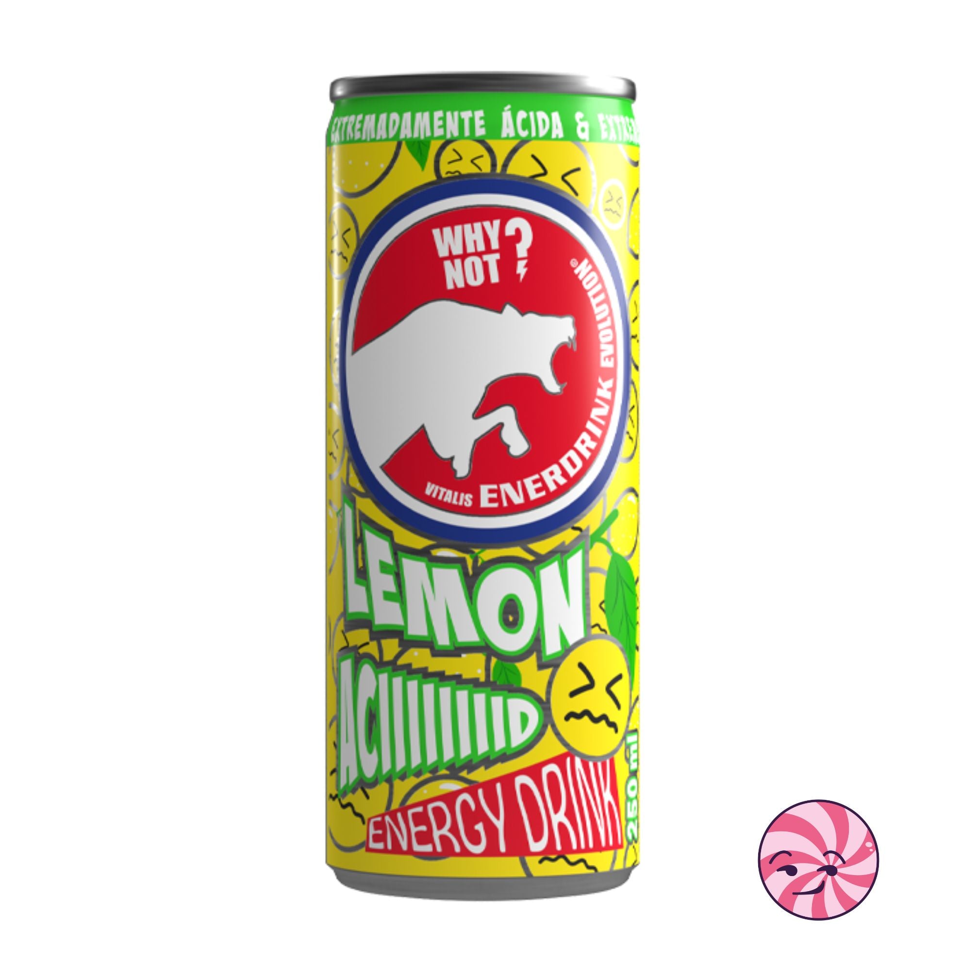 Bebida energética limón ácido