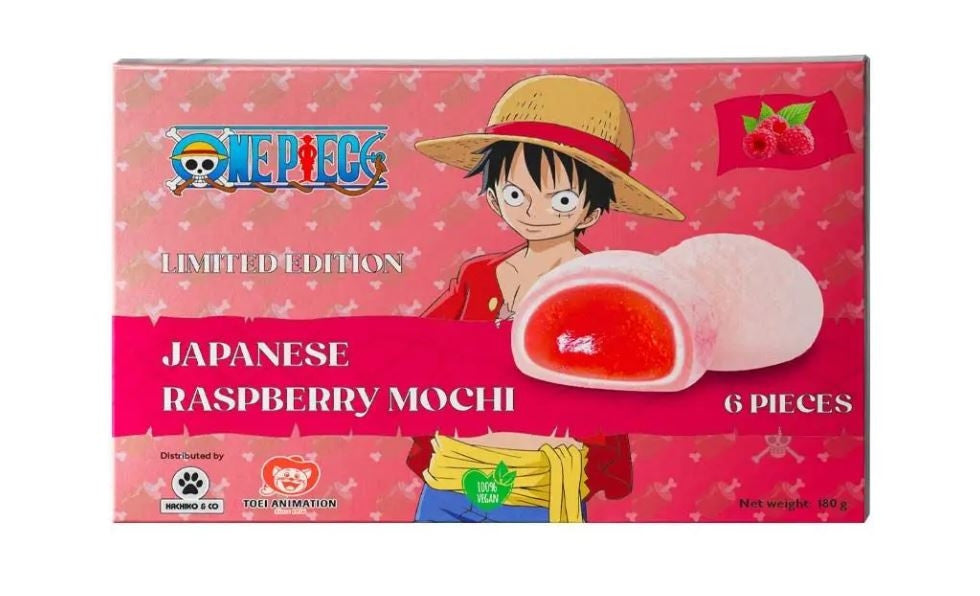 Japanese raspberry mochi