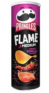 Pringles flame